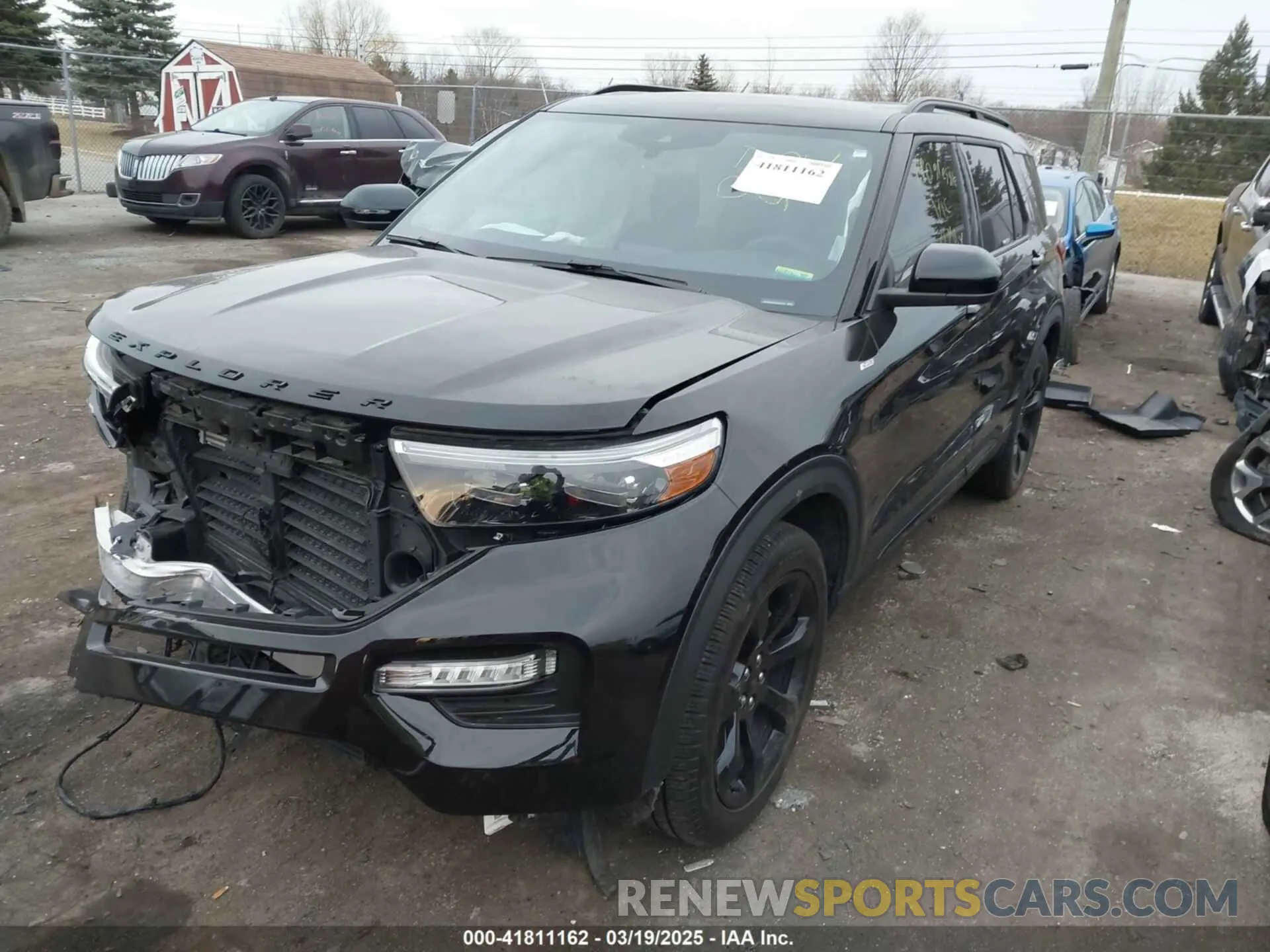 2 Photograph of a damaged car 1FMSK8KH6NGC45223 FORD EXPLORER 2022
