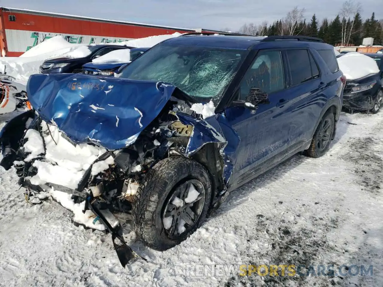 1 Photograph of a damaged car 1FMSK8KH7NGA58041 FORD EXPLORER 2022