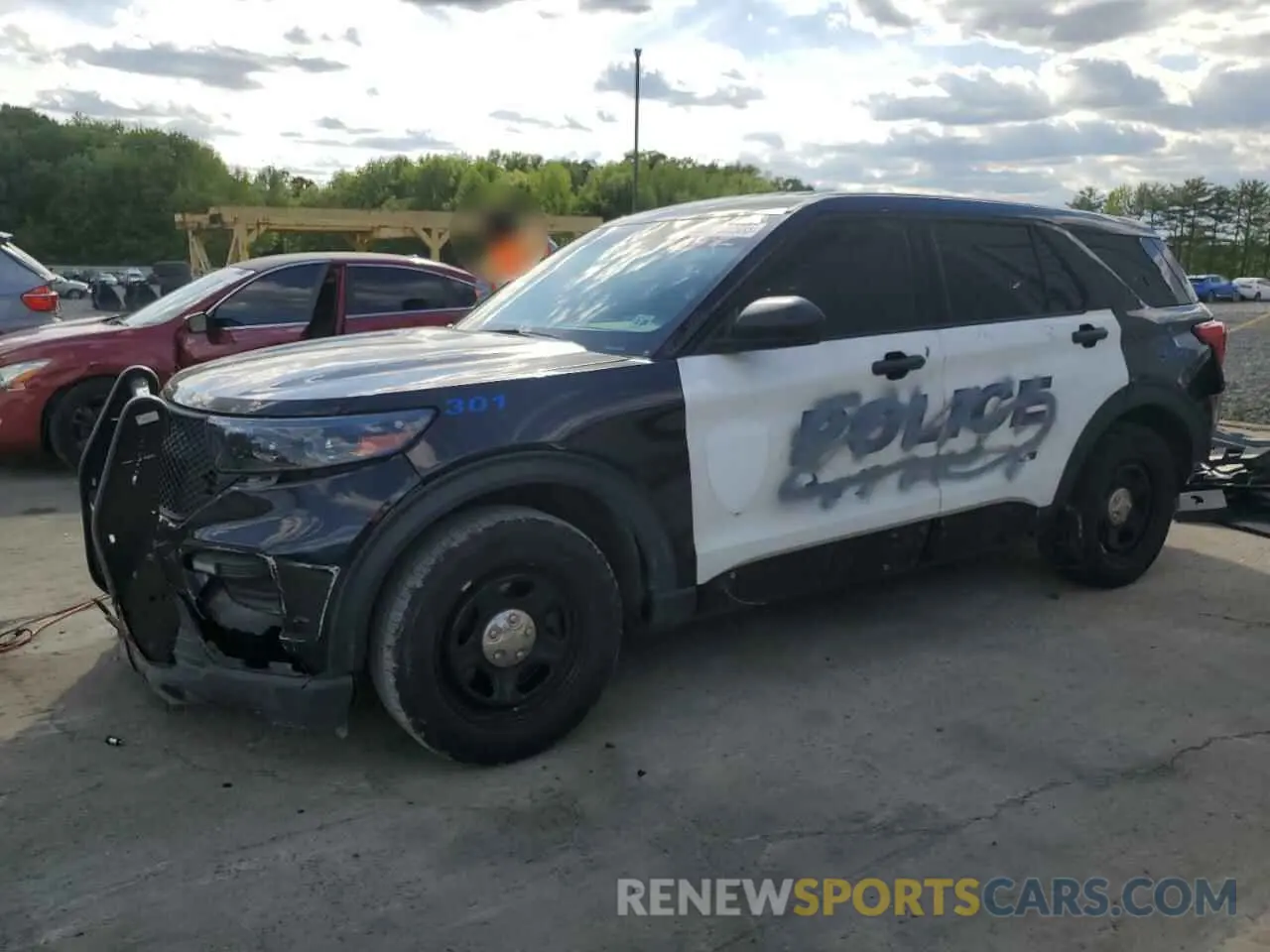 1 Photograph of a damaged car 1FM5K8AB4PGA20067 FORD EXPLORER 2023