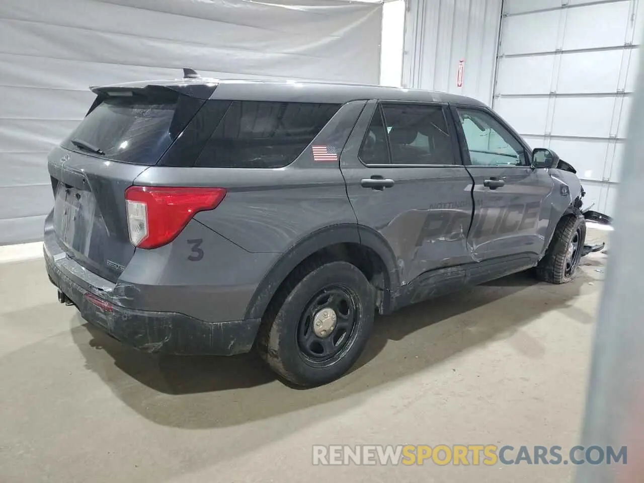 3 Photograph of a damaged car 1FM5K8AB6PGA19891 FORD EXPLORER 2023