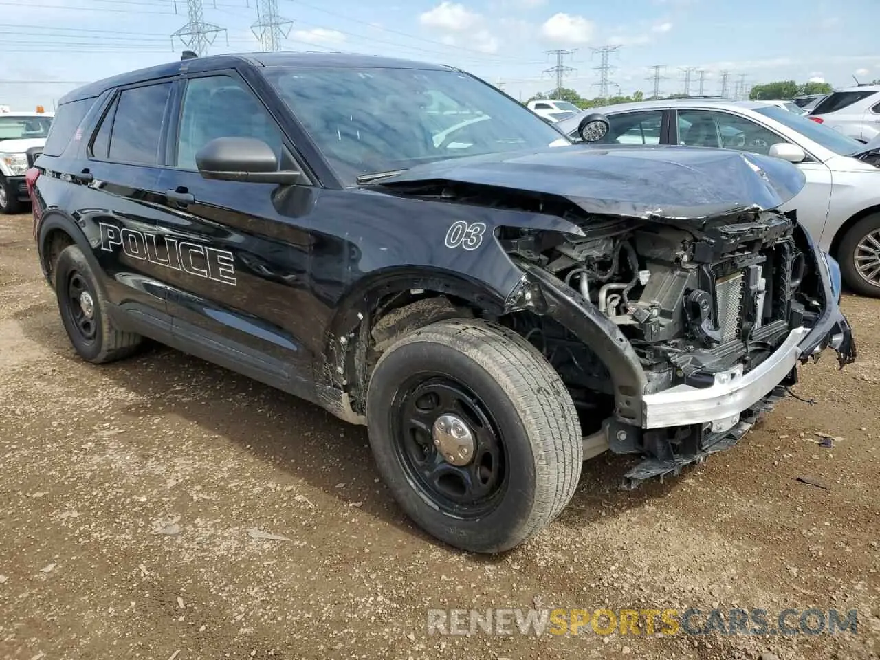 4 Photograph of a damaged car 1FM5K8ABXPGA64168 FORD EXPLORER 2023