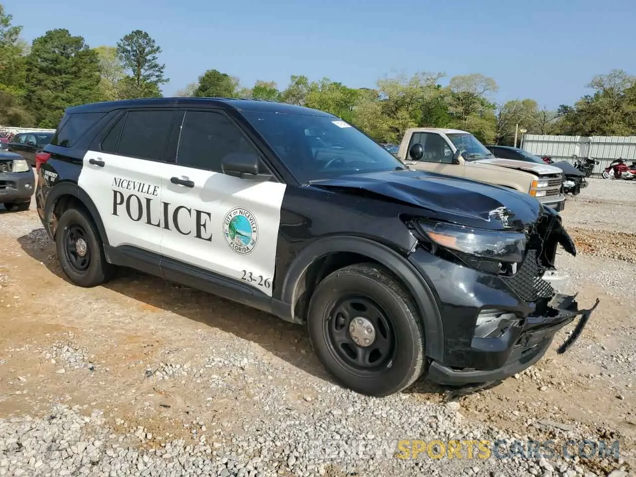 4 Photograph of a damaged car 1FM5K8ABXPGB12879 FORD EXPLORER 2023