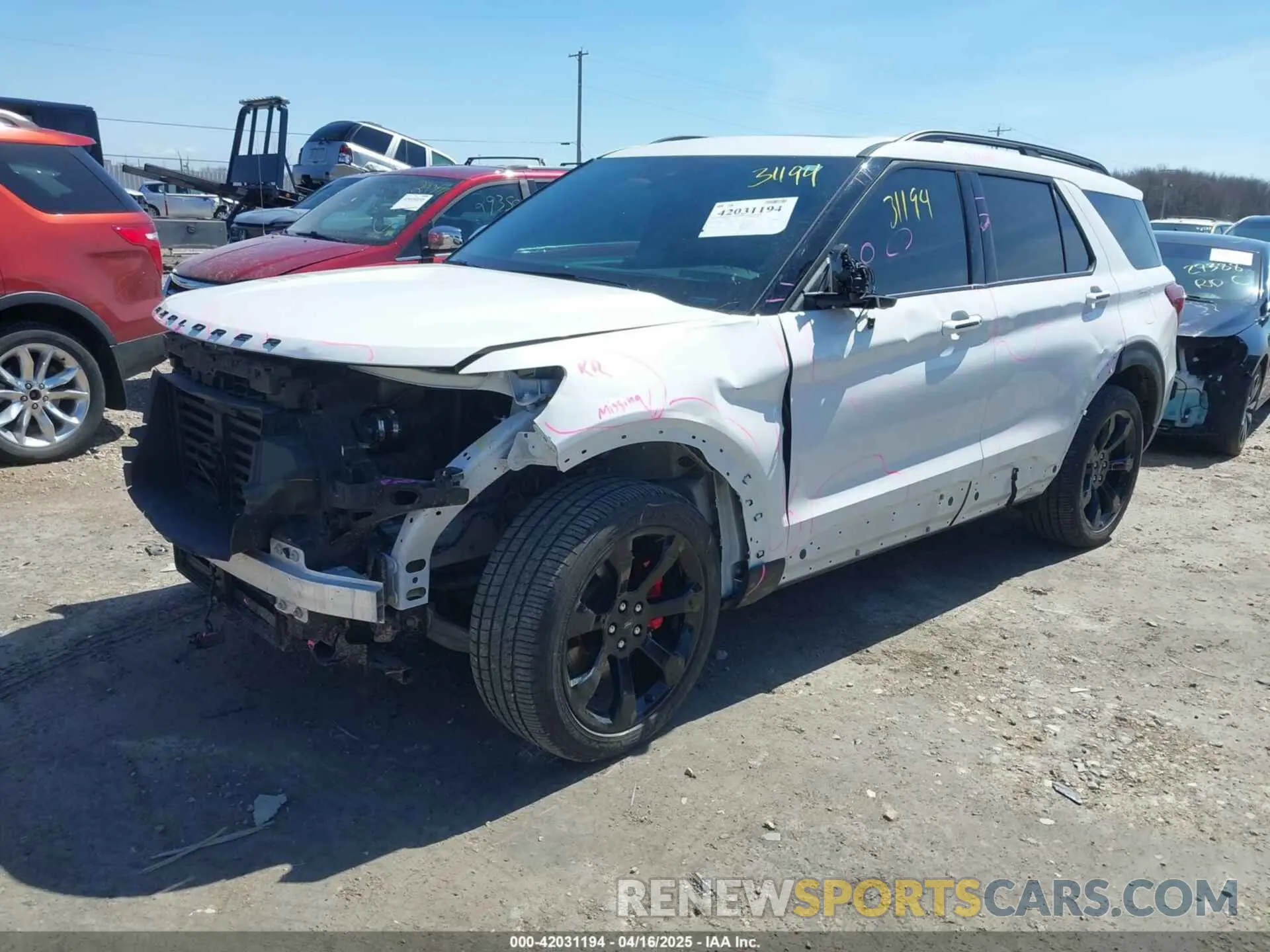 2 Photograph of a damaged car 1FM5K8GC5PGA75076 FORD EXPLORER 2023