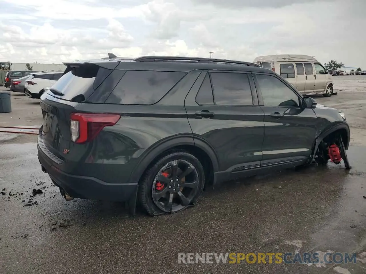 3 Photograph of a damaged car 1FM5K8GCXPGC09998 FORD EXPLORER 2023