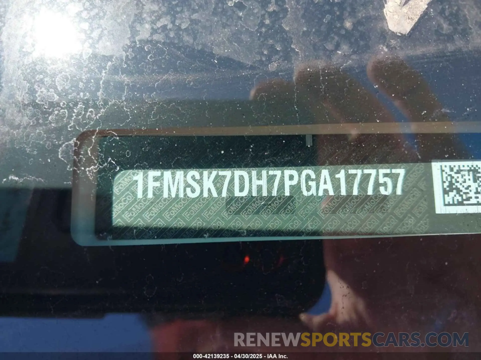 9 Photograph of a damaged car 1FMSK7DH7PGA17757 FORD EXPLORER 2023