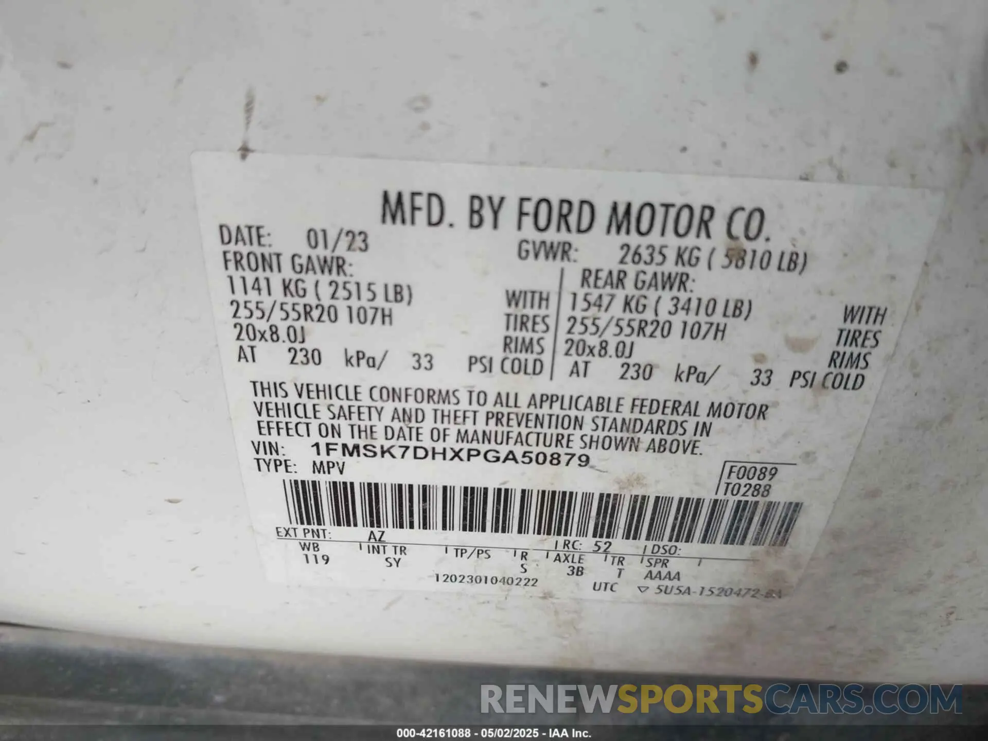 9 Photograph of a damaged car 1FMSK7DHXPGA50879 FORD EXPLORER 2023