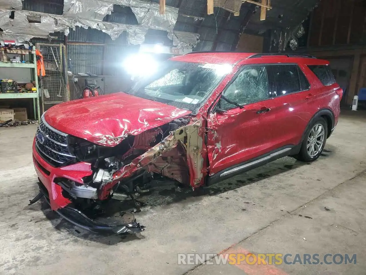 1 Photograph of a damaged car 1FMSK8DH0PGB07760 FORD EXPLORER 2023