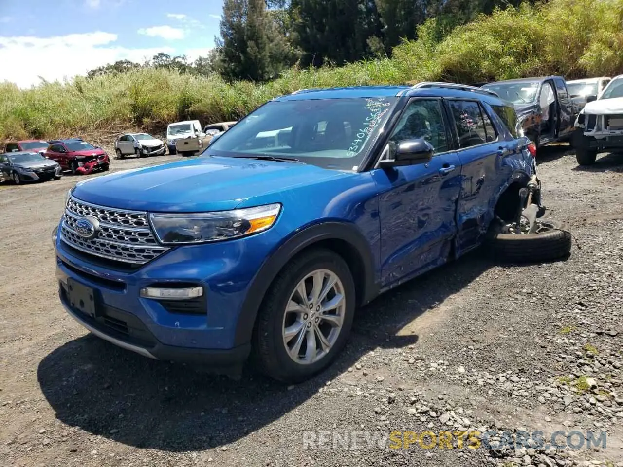 1 Photograph of a damaged car 1FMSK8FH5PGB41352 FORD EXPLORER 2023
