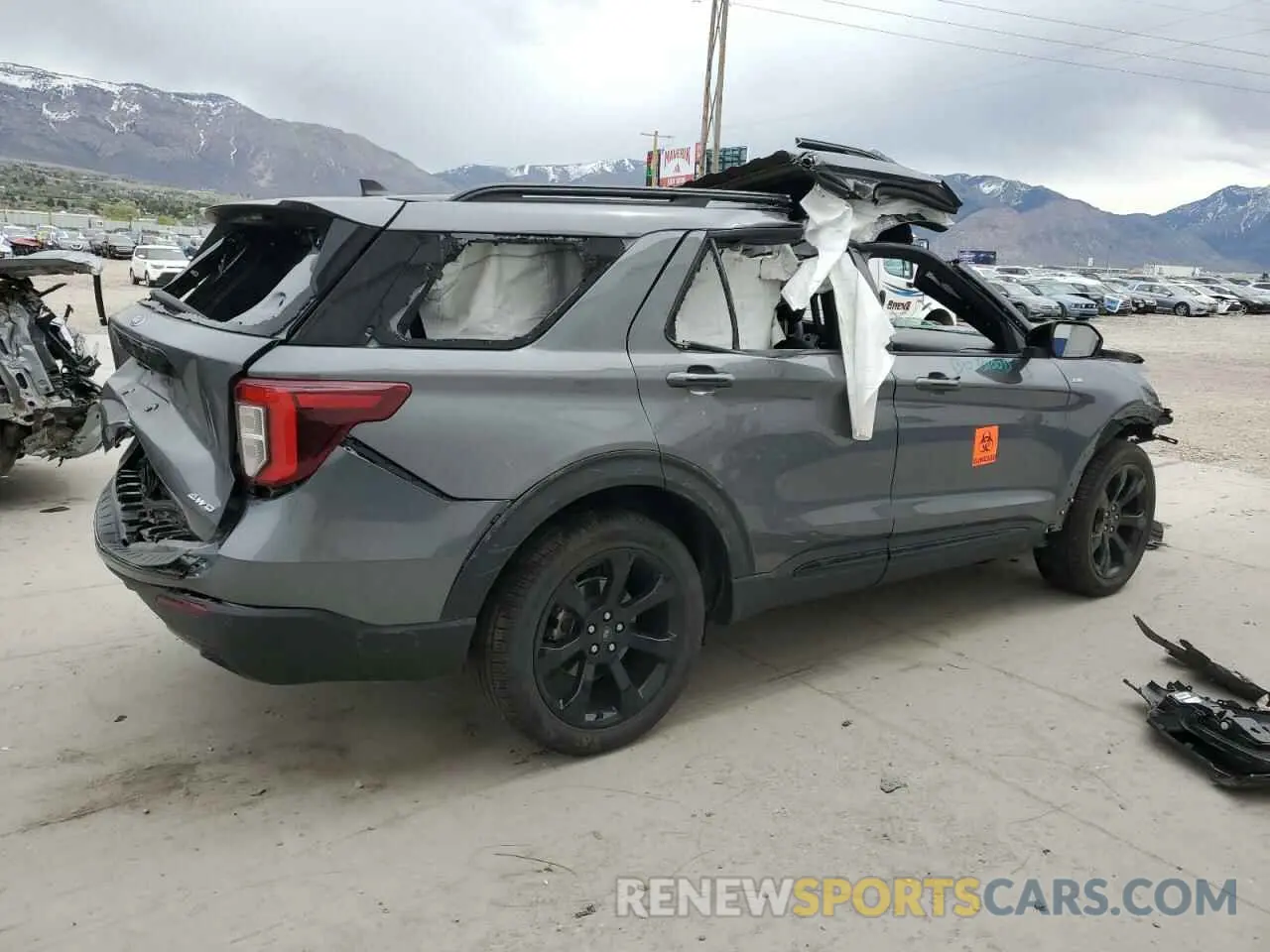 3 Photograph of a damaged car 1FMSK8KHXPGC15810 FORD EXPLORER 2023