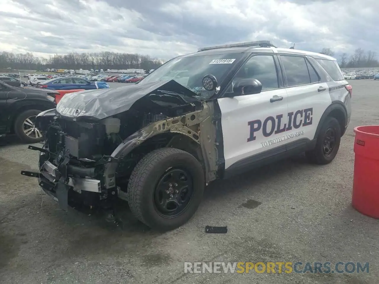 1 Photograph of a damaged car 1FM5K8AB9RGA69221 FORD EXPLORER 2024