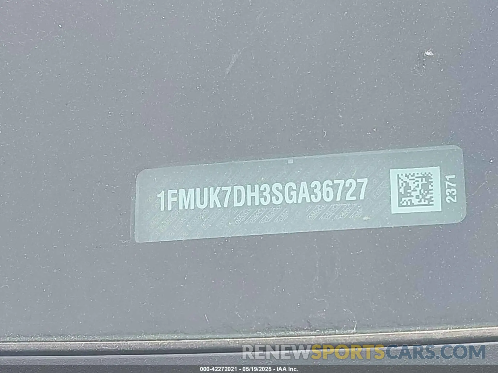 9 Photograph of a damaged car 1FMUK7DH3SGA36727 FORD EXPLORER 2025