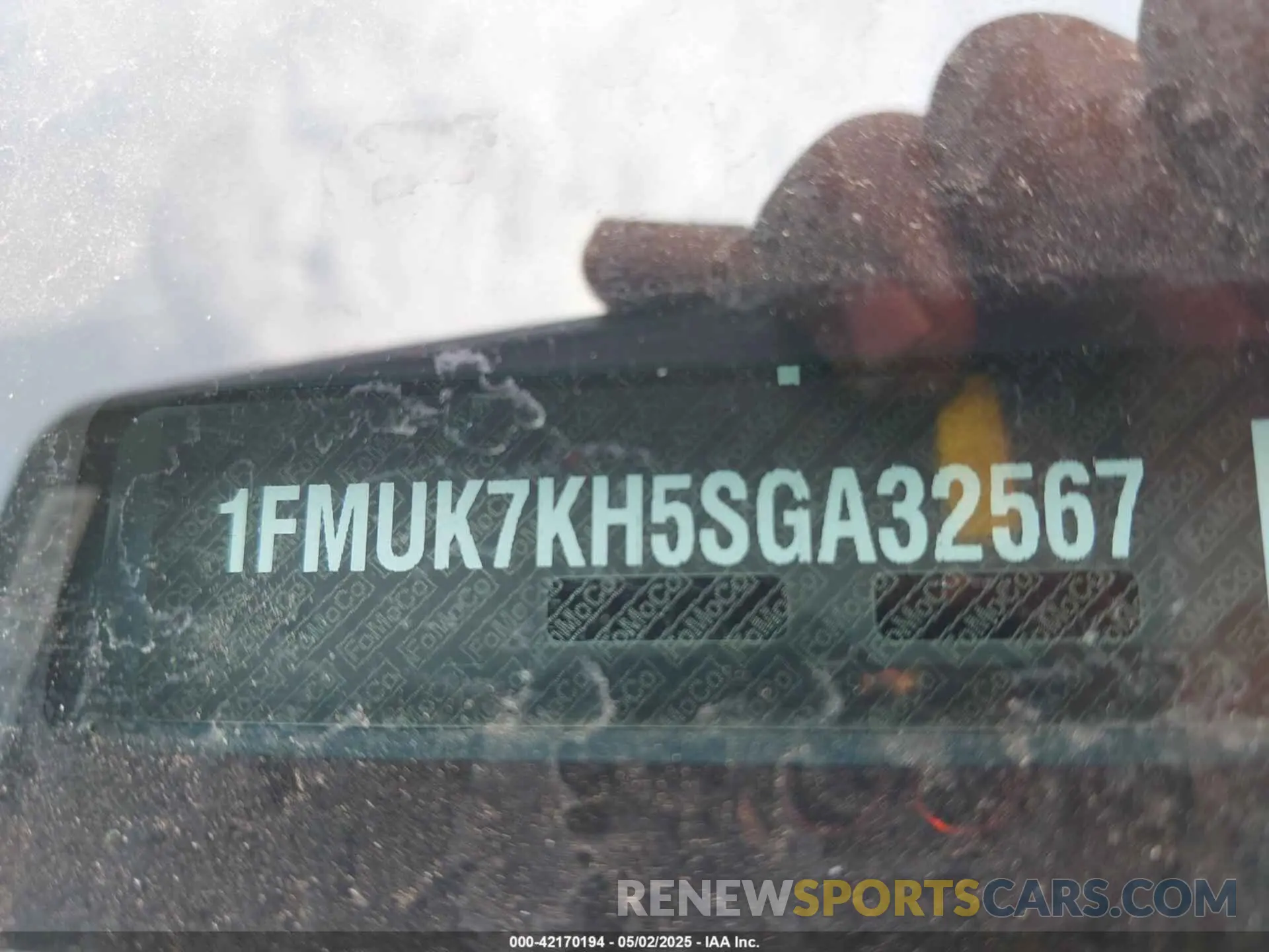 9 Photograph of a damaged car 1FMUK7KH5SGA32567 FORD EXPLORER 2025