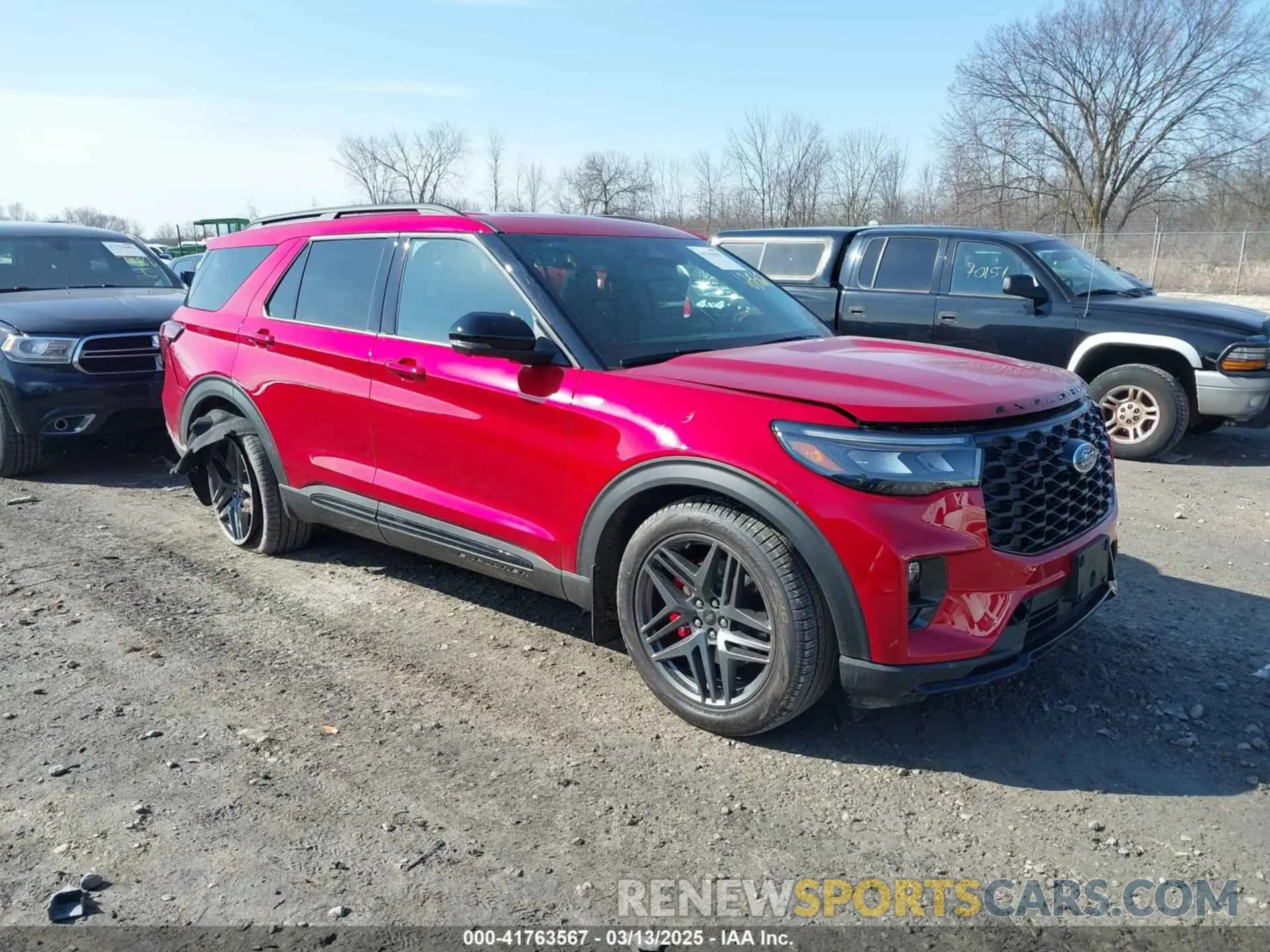1 Photograph of a damaged car 1FMUK8KH4SGB24923 FORD EXPLORER 2025