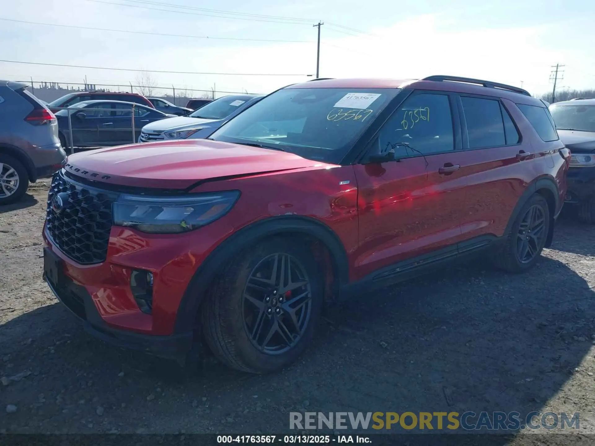 2 Photograph of a damaged car 1FMUK8KH4SGB24923 FORD EXPLORER 2025