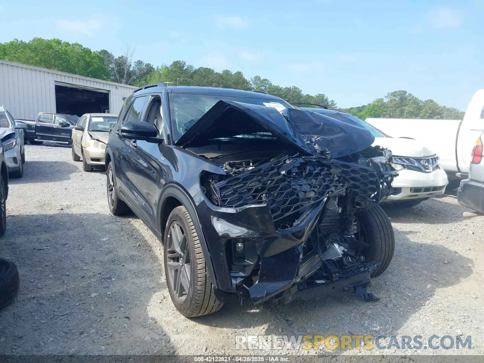 1 Photograph of a damaged car 1FMUK8KH4SGB39339 FORD EXPLORER 2025