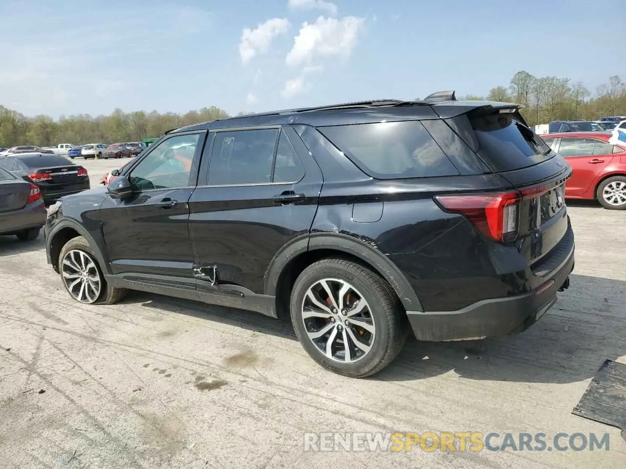 2 Photograph of a damaged car 1FMUK8KH5SGB54450 FORD EXPLORER 2025