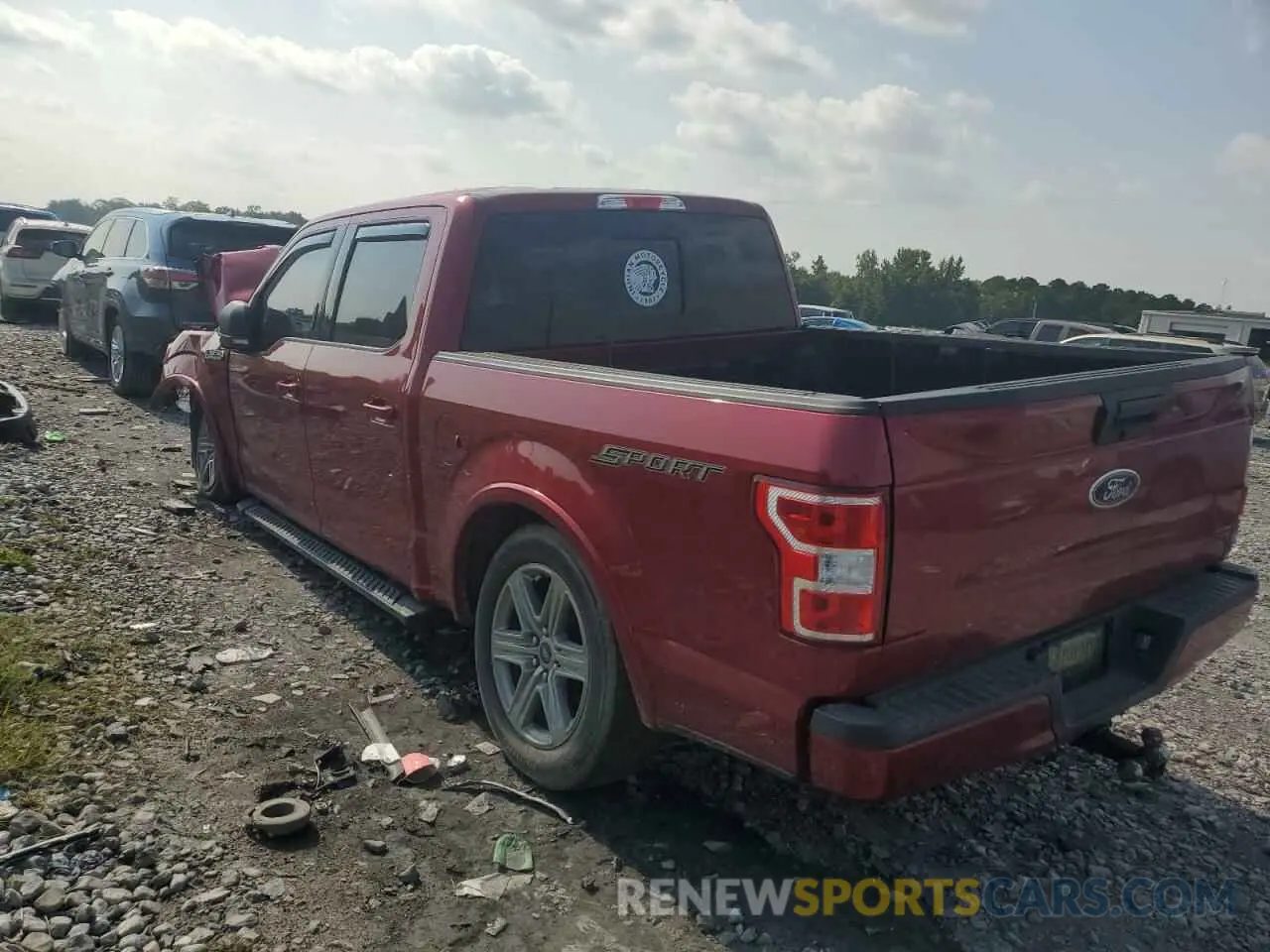 2 Photograph of a damaged car 1FTEW1C44KFD08541 FORD F-150 2019