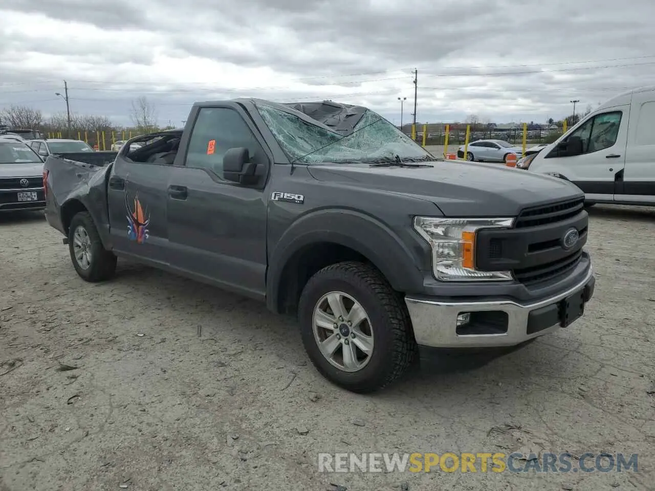 4 Photograph of a damaged car 1FTEW1CB4KKE45601 FORD F-150 2019