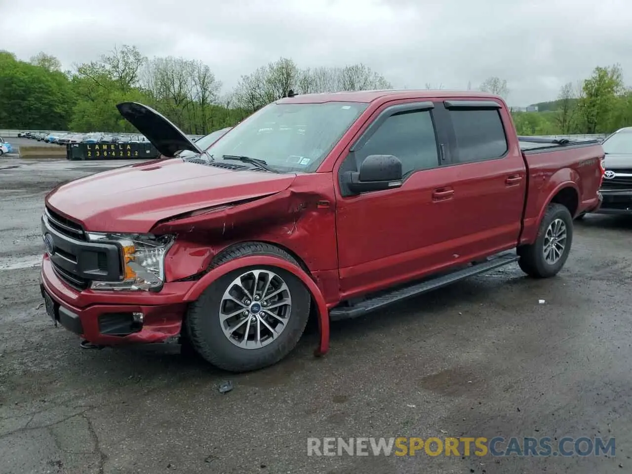 1 Photograph of a damaged car 1FTEW1E43KFB93928 FORD F-150 2019