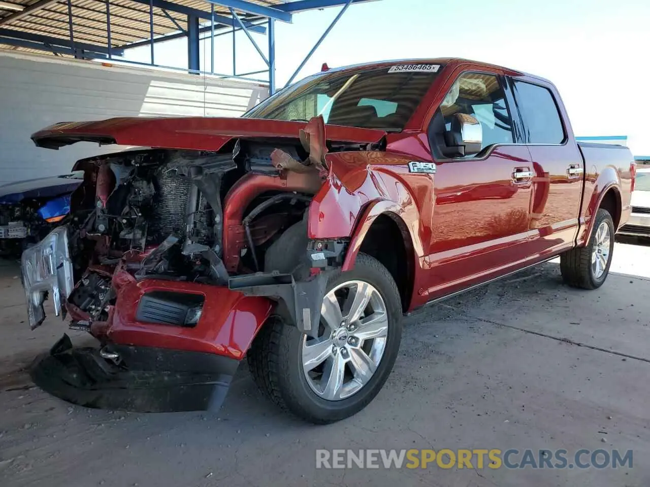 1 Photograph of a damaged car 1FTEW1E44KFA15686 FORD F-150 2019