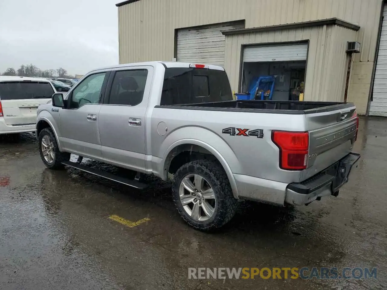 2 Photograph of a damaged car 1FTEW1E4XKFB47609 FORD F-150 2019