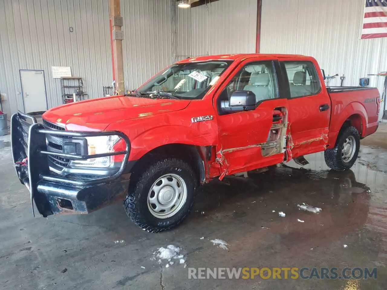 1 Photograph of a damaged car 1FTEW1E58KKE41378 FORD F-150 2019