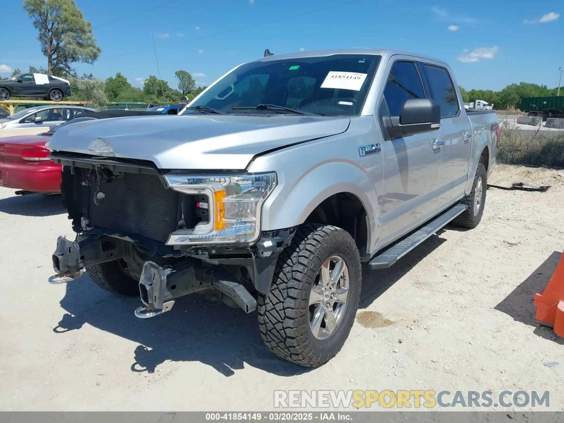 2 Photograph of a damaged car 1FTEW1E5XKFB46873 FORD F-150 2019