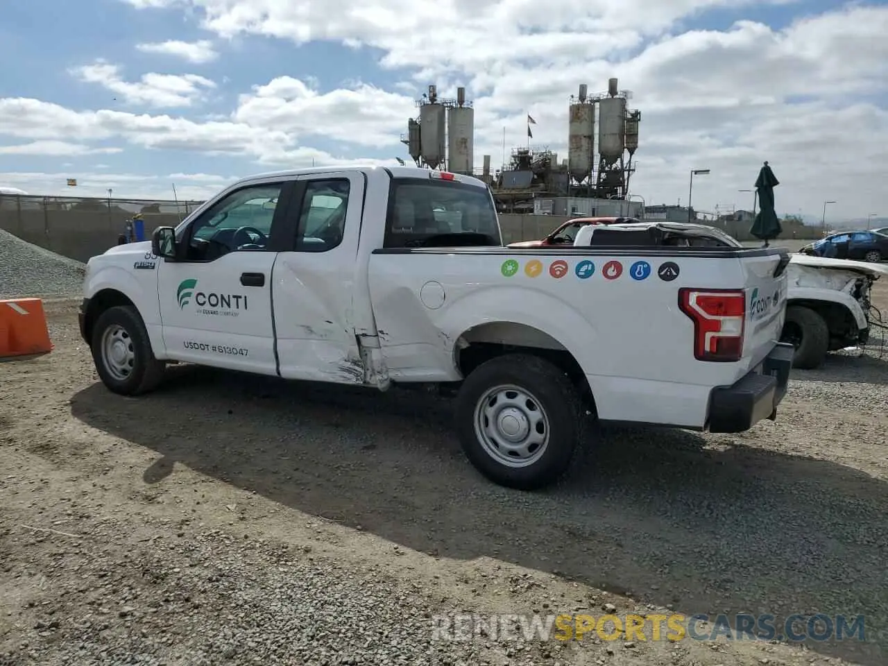 2 Photograph of a damaged car 1FTEX1CB6KKF18903 FORD F-150 2019