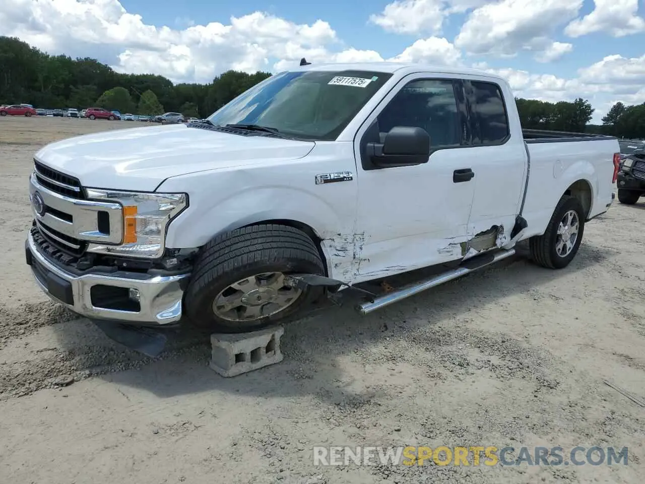 1 Photograph of a damaged car 1FTEX1CB8KKD98988 FORD F-150 2019