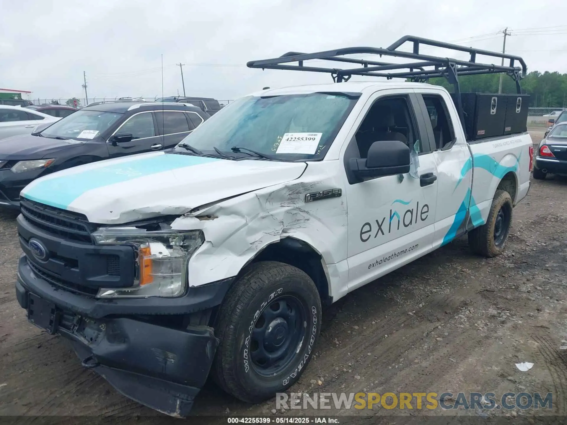 2 Photograph of a damaged car 1FTEX1EBXKKF10848 FORD F-150 2019
