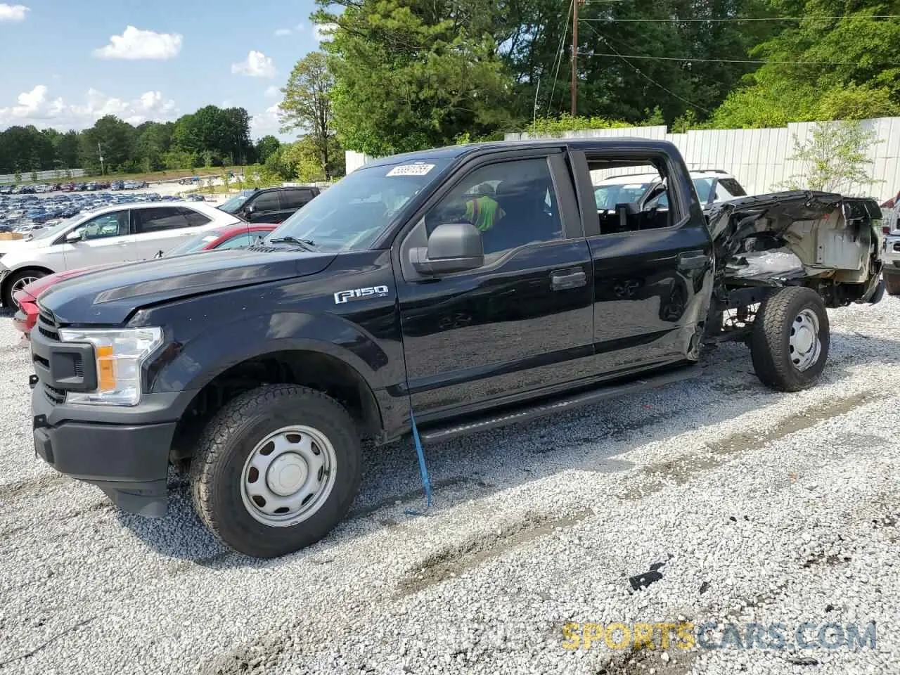 1 Photograph of a damaged car 1FTFW1E43KFB04489 FORD F-150 2019