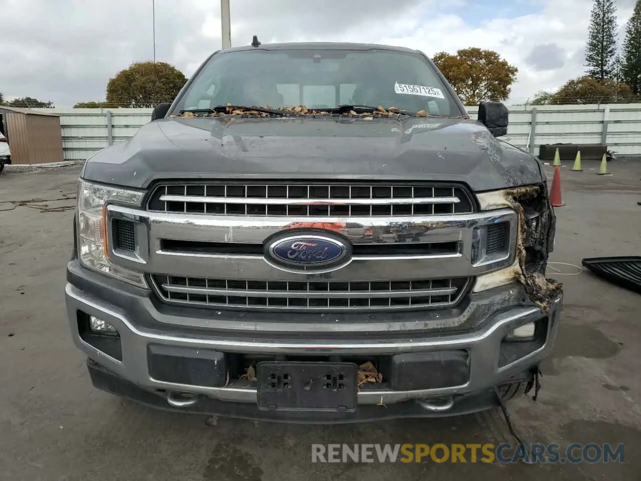 5 Photograph of a damaged car 1FTFW1E47KKE10215 FORD F-150 2019