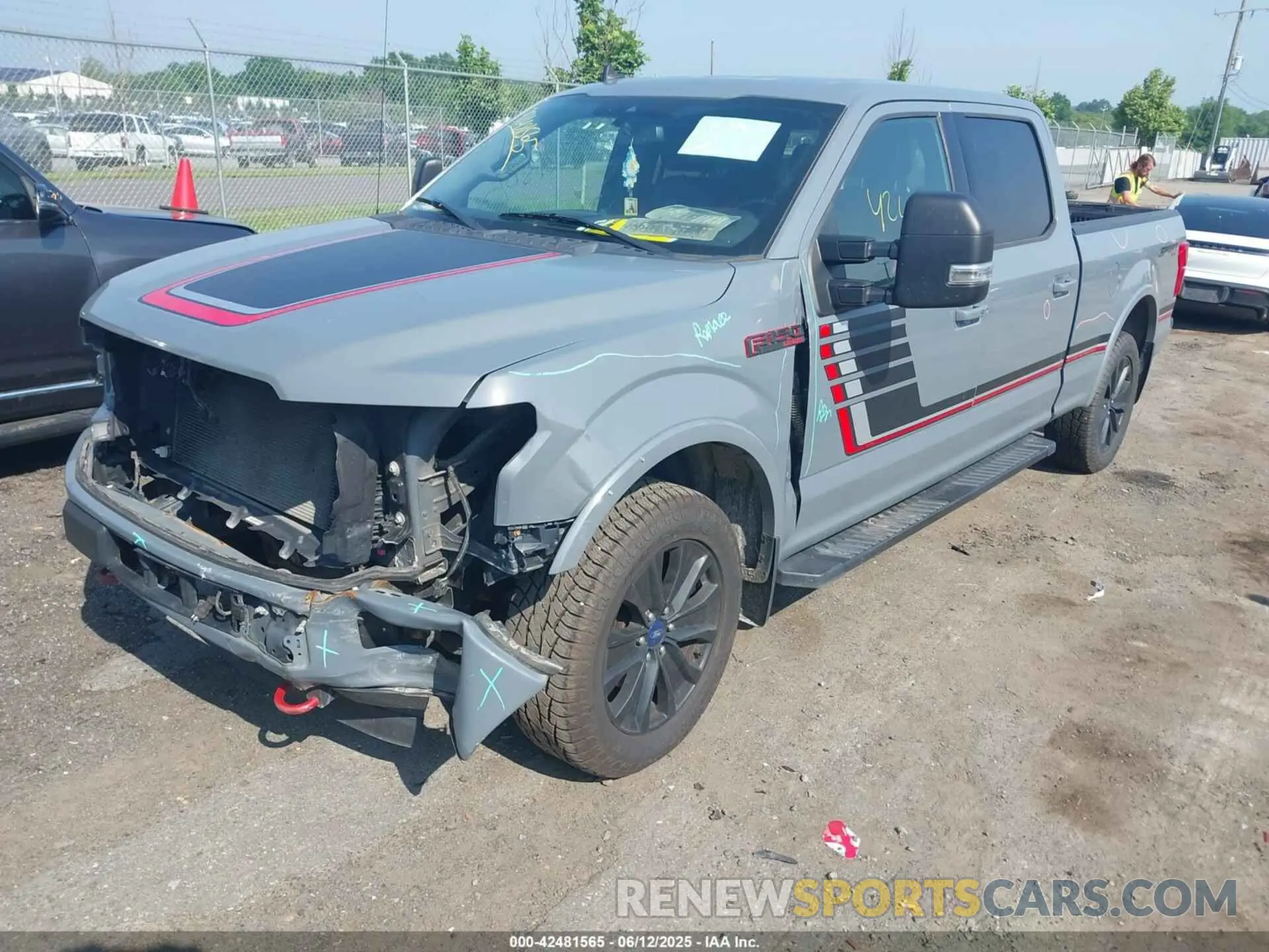 2 Photograph of a damaged car 1FTFW1E50KFB93463 FORD F-150 2019