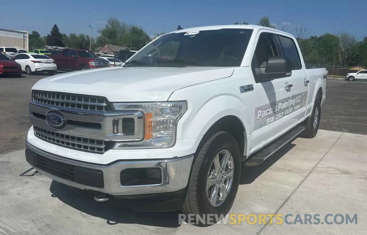 2 Photograph of a damaged car 1FTFW1E55KFA68491 FORD F-150 2019