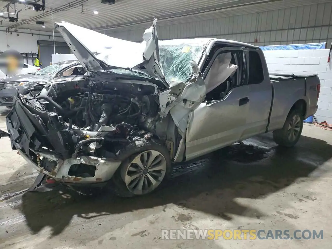 1 Photograph of a damaged car 1FTFX1E51KFB31972 FORD F-150 2019