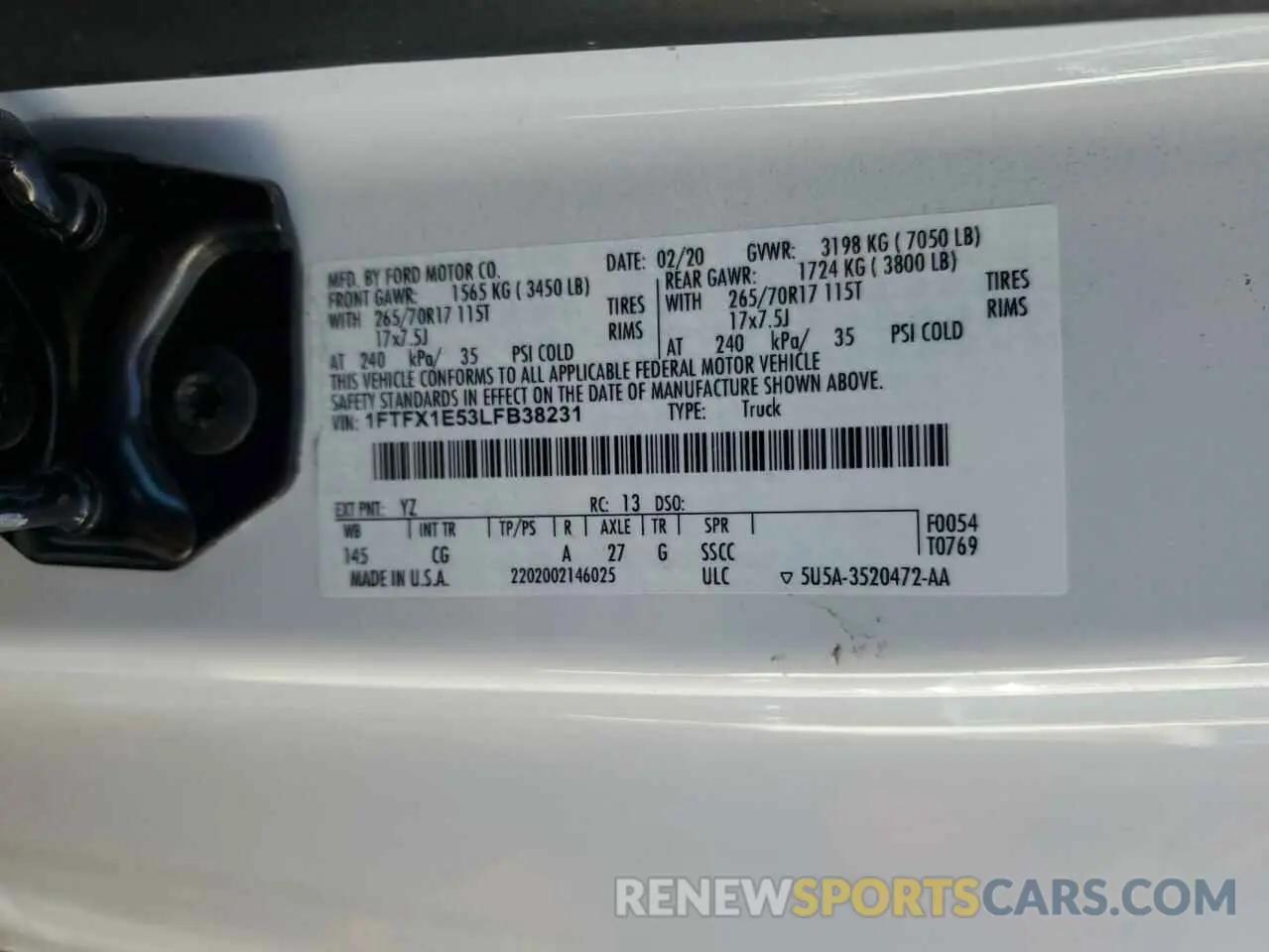 13 Photograph of a damaged car 1FTFX1E58KKE87679 FORD F-150 2019