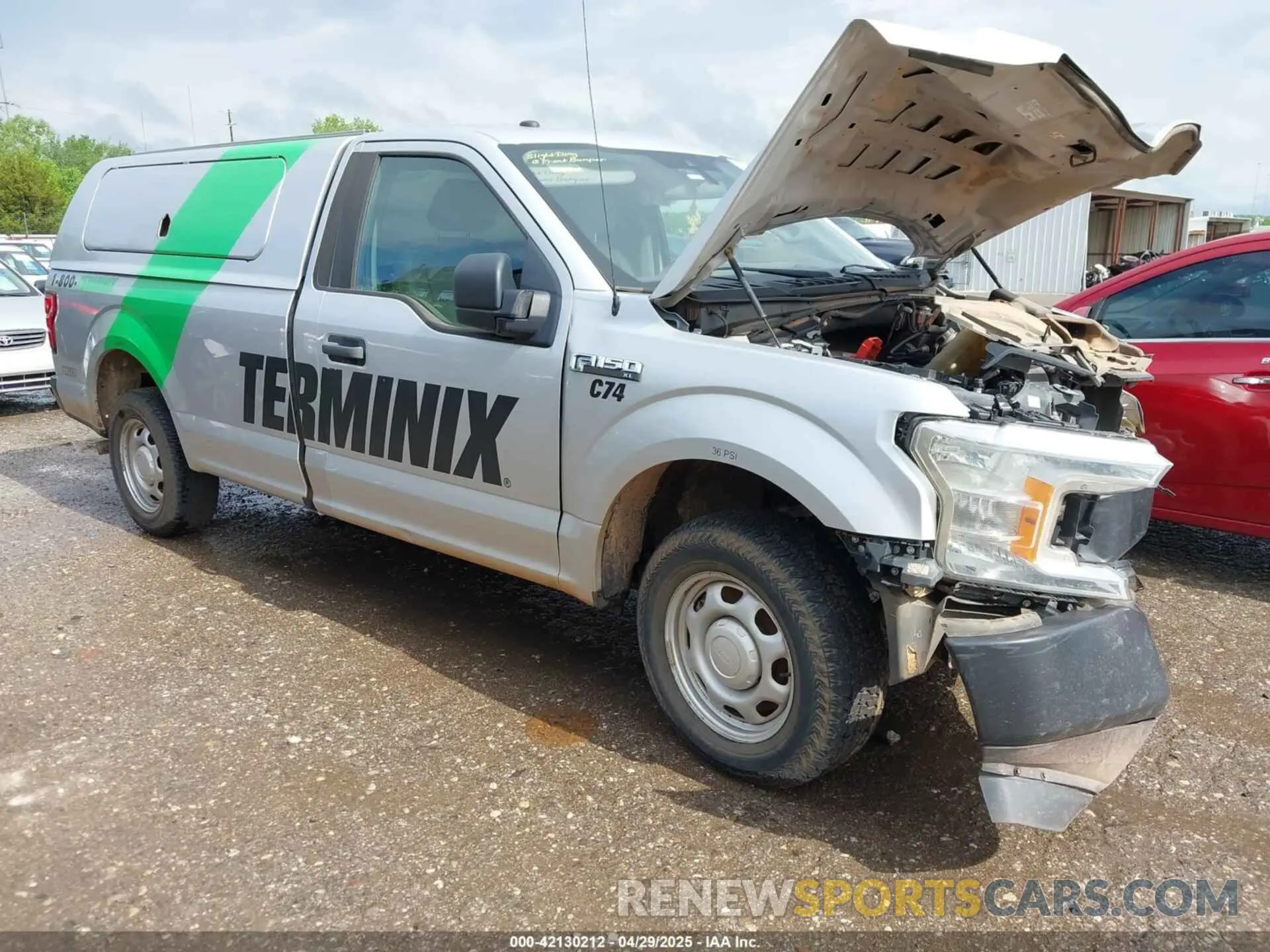 1 Photograph of a damaged car 1FTMF1C54KKD52096 FORD F-150 2019
