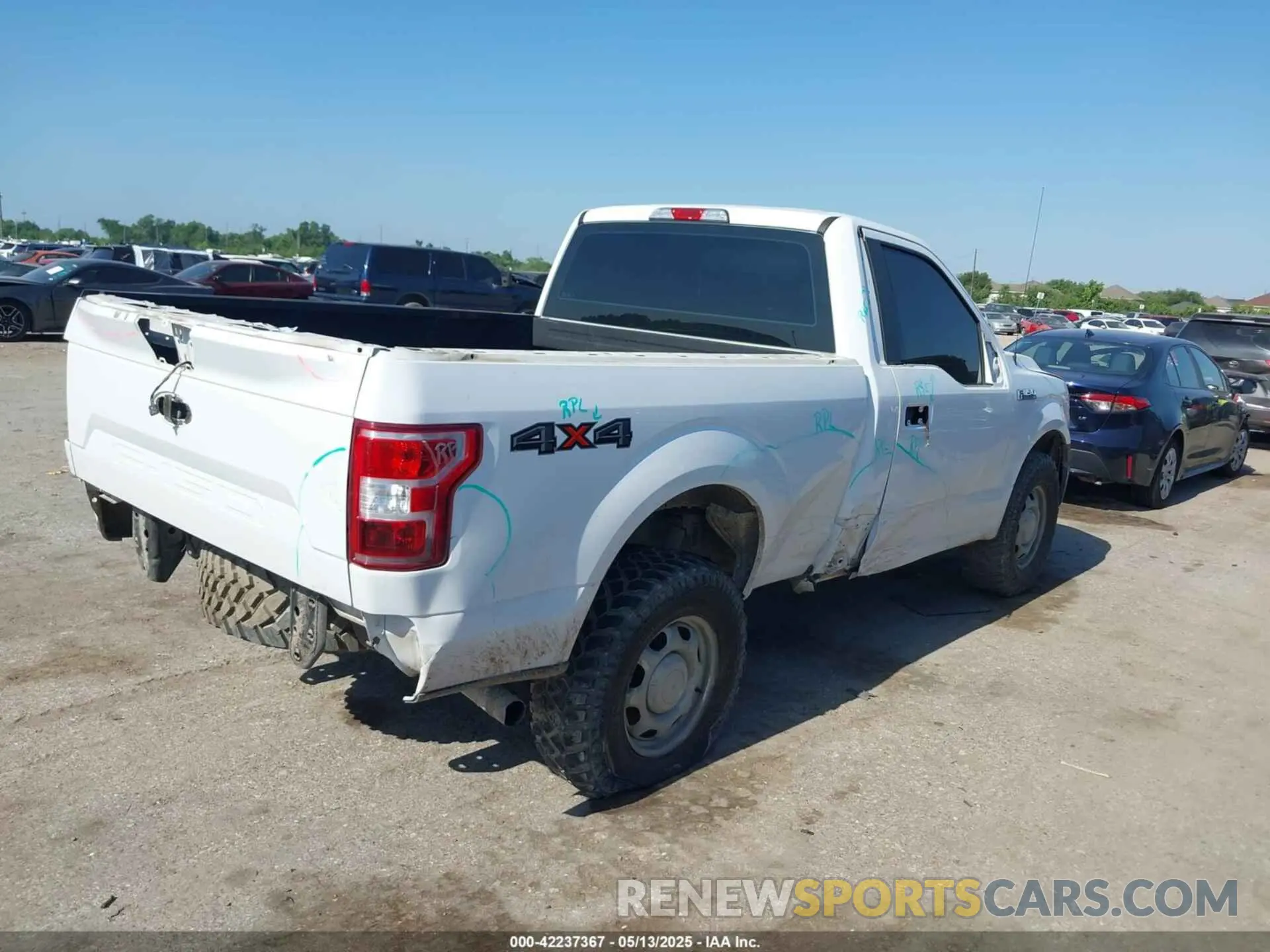 4 Photograph of a damaged car 1FTMF1E57KKC99990 FORD F-150 2019