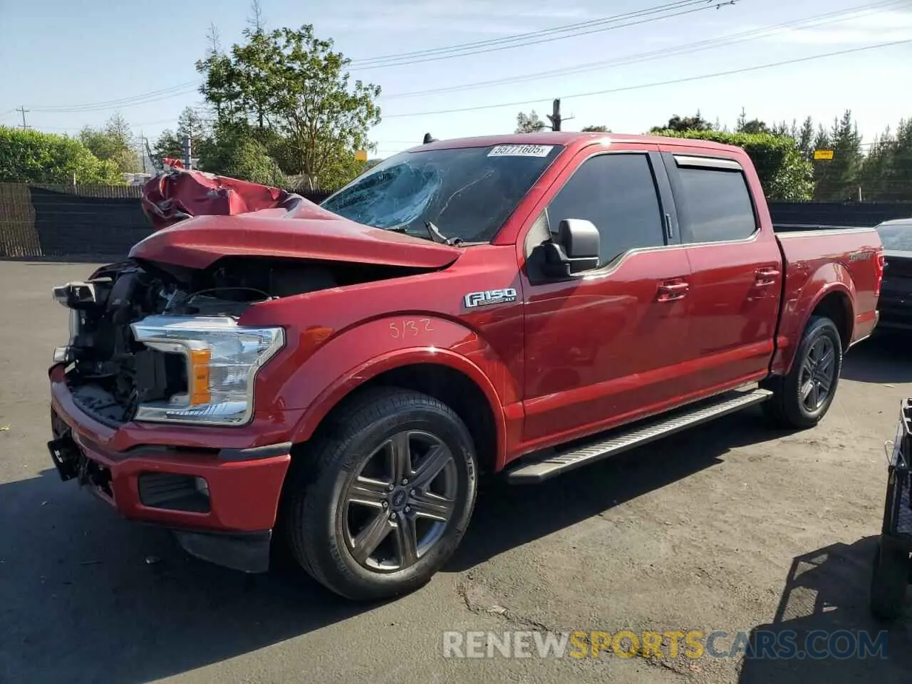 1 Photograph of a damaged car 1FTEW1C43LKF18444 FORD F-150 2020