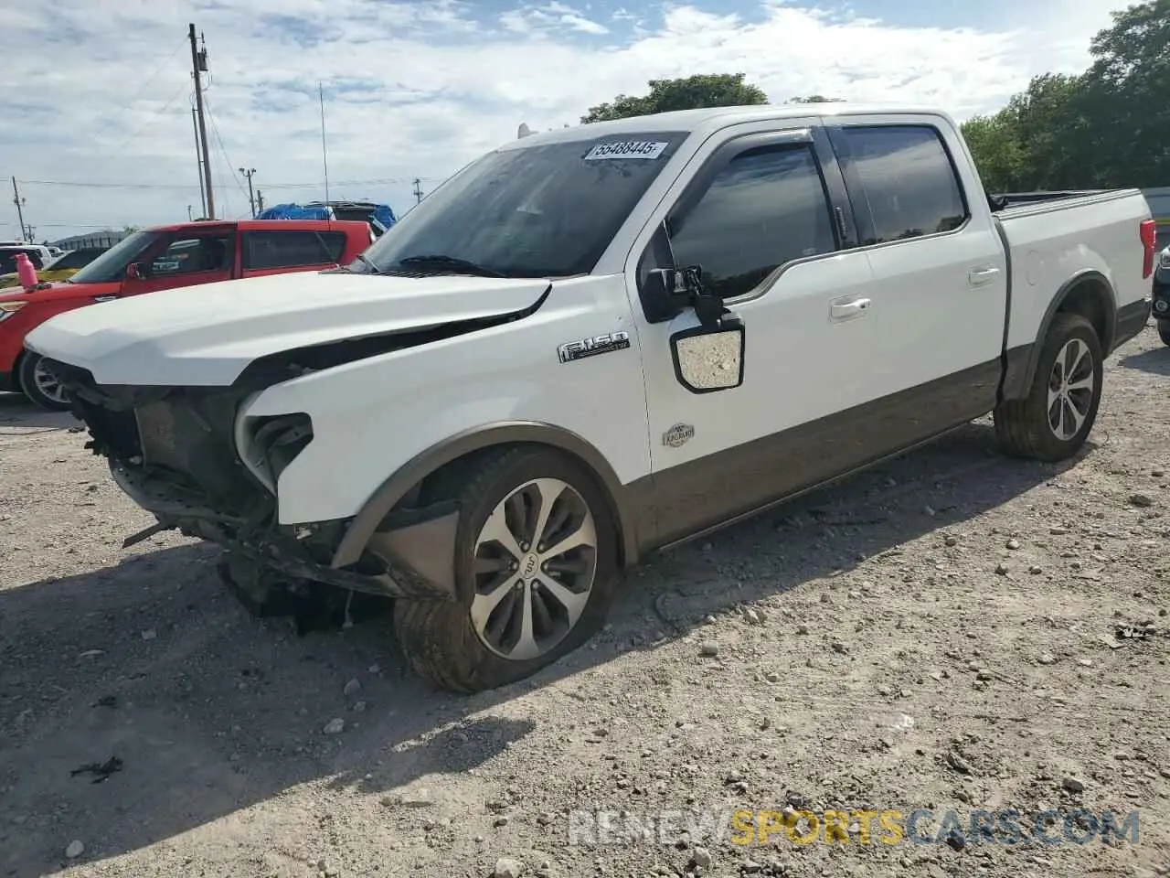 1 Photograph of a damaged car 1FTEW1C48LFB19733 FORD F-150 2020