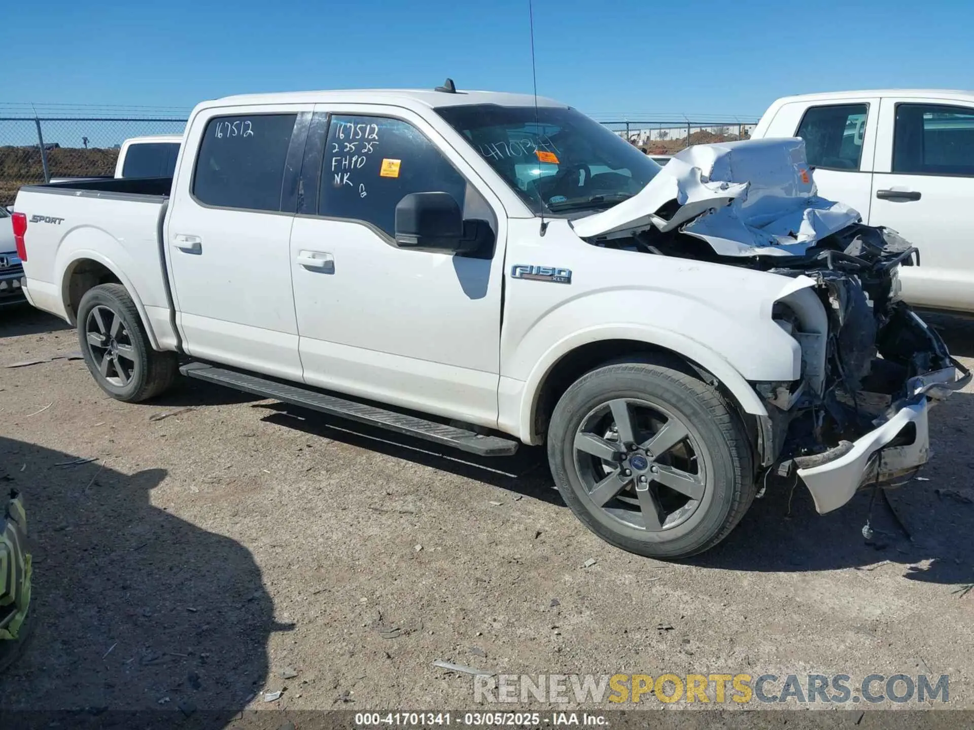 1 Photograph of a damaged car 1FTEW1C53LKD65959 FORD F-150 2020