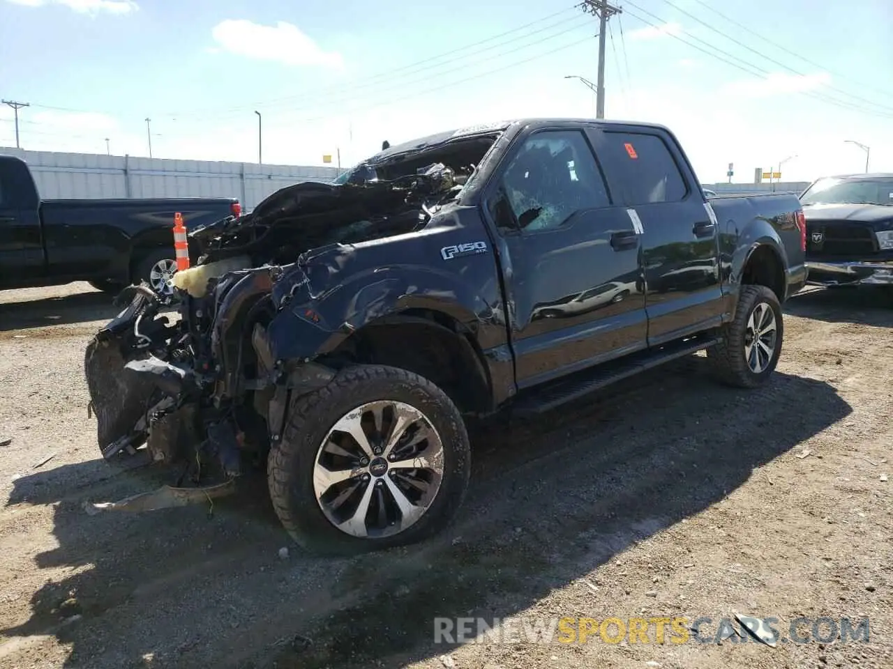 1 Photograph of a damaged car 1FTEW1E40LFA14391 FORD F-150 2020