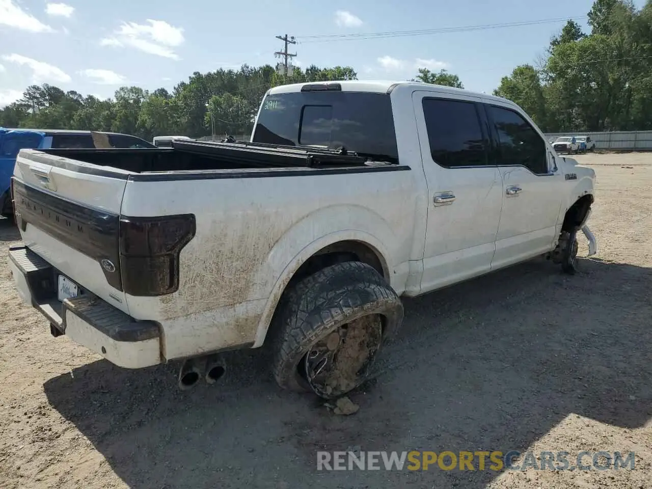 3 Photograph of a damaged car 1FTEW1E42LFB98846 FORD F-150 2020