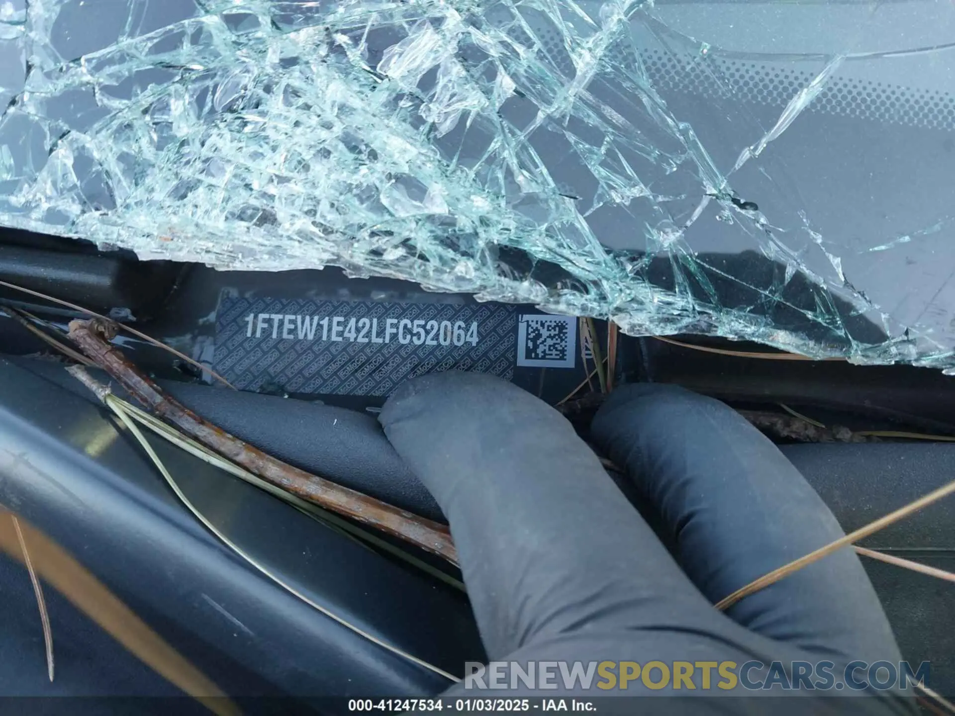 9 Photograph of a damaged car 1FTEW1E42LFC52064 FORD F-150 2020