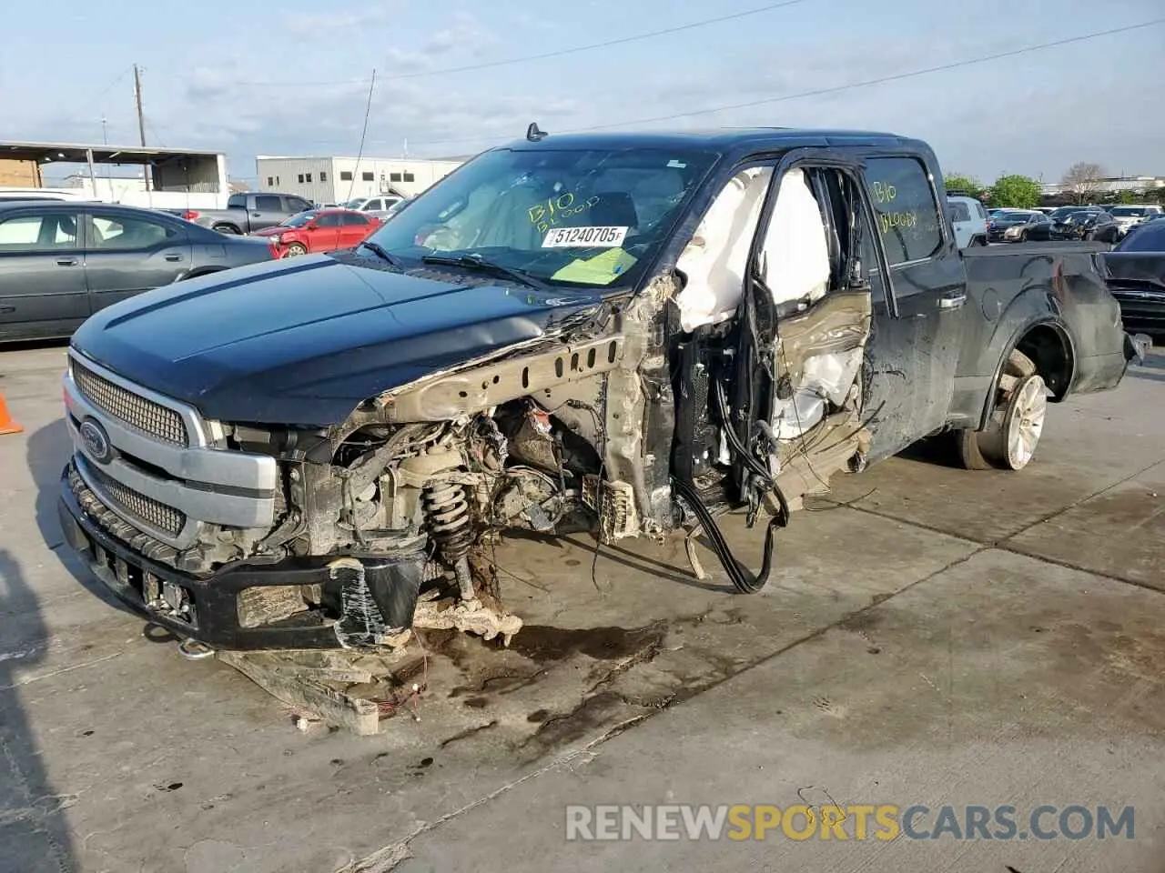 1 Photograph of a damaged car 1FTEW1E45LFC32830 FORD F-150 2020