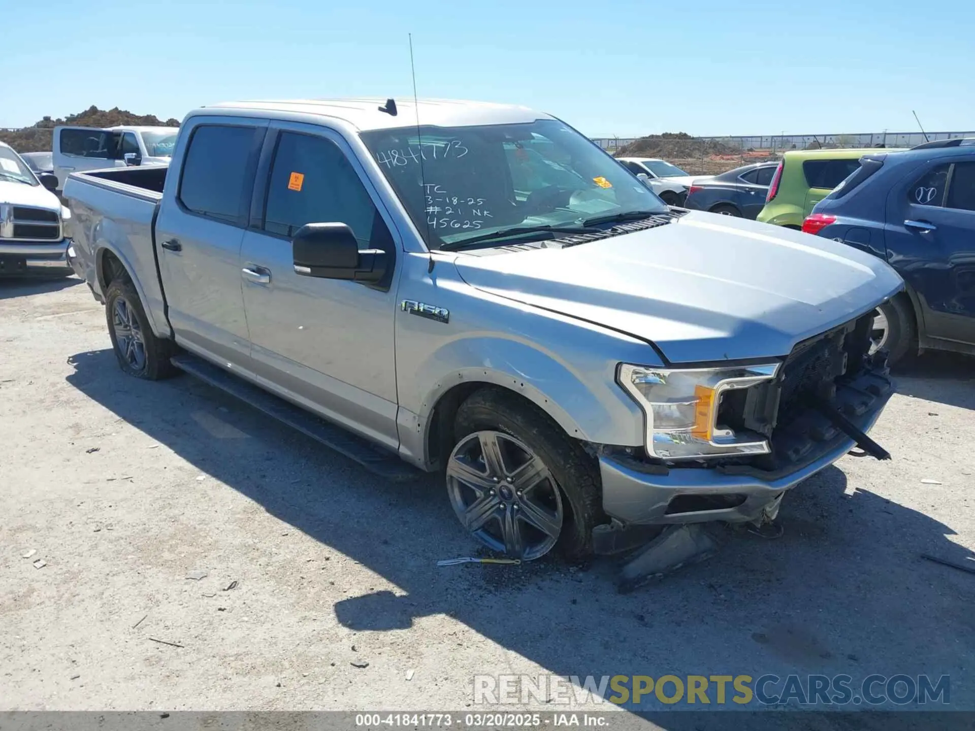 1 Photograph of a damaged car 1FTEW1E45LKE93933 FORD F-150 2020