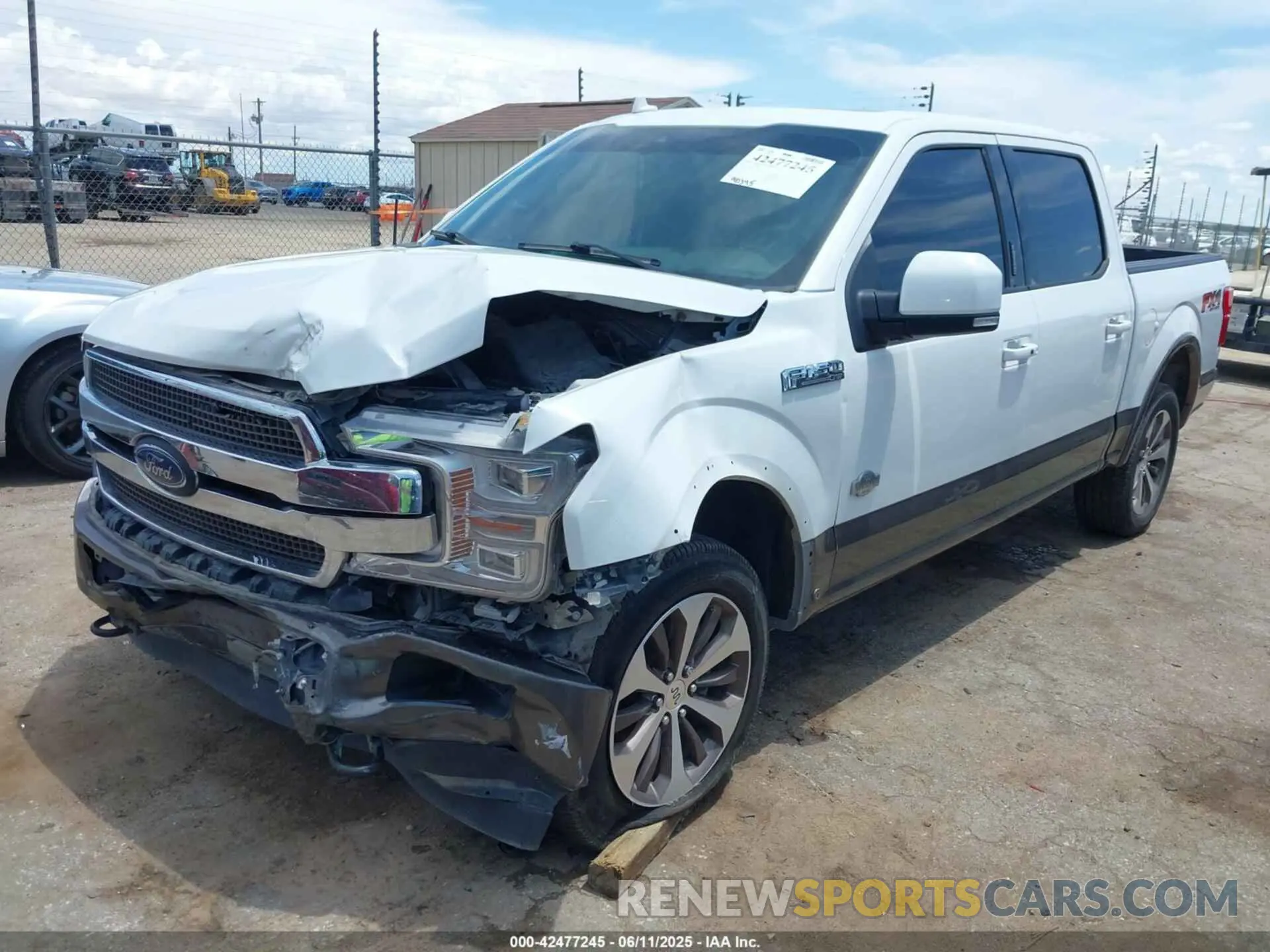2 Photograph of a damaged car 1FTEW1E48LFB47271 FORD F-150 2020