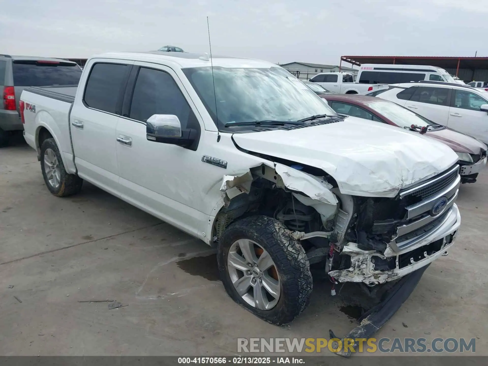 1 Photograph of a damaged car 1FTEW1E4XLFB78604 FORD F-150 2020