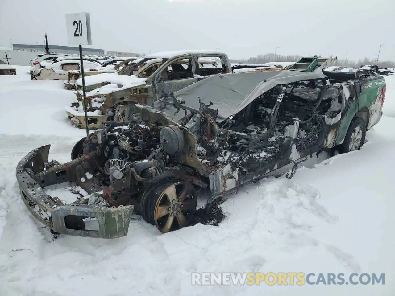 1 Photograph of a damaged car 1FTEW1EP0LKE75320 FORD F-150 2020
