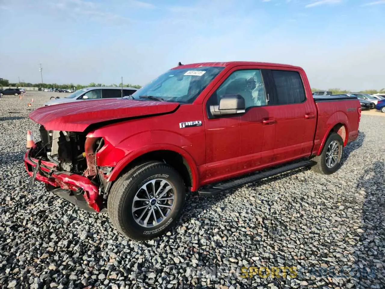 1 Photograph of a damaged car 1FTEW1EP7LFB45246 FORD F-150 2020